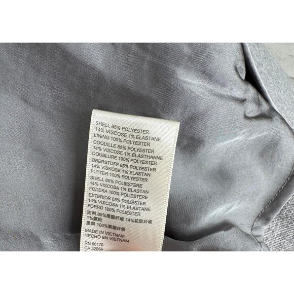 Free People Hannah Gray Coat Slouchy Double Breasted Pea Coat Blazer Medium - Picture 8 of 10